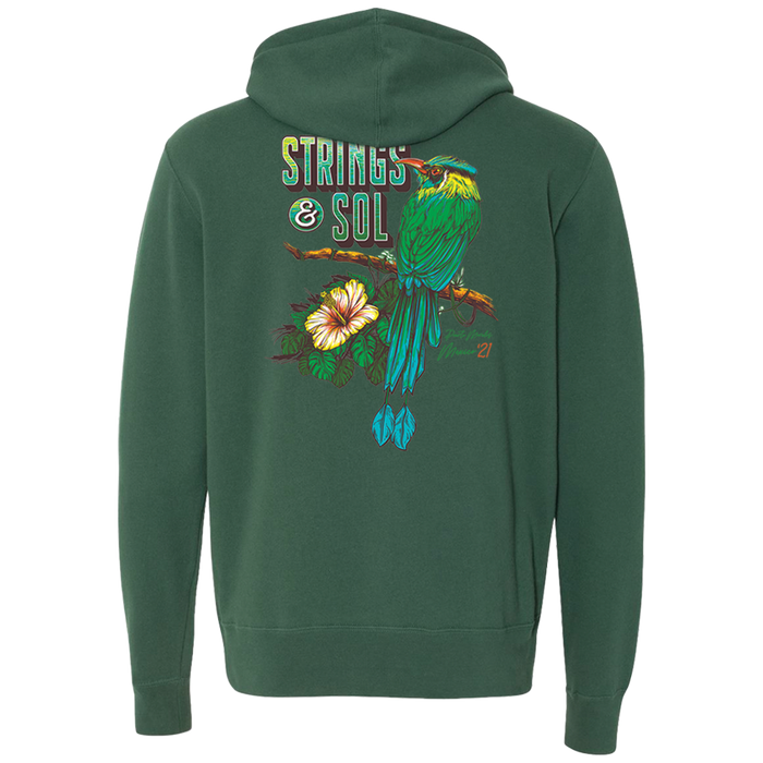 Strings & Sol 2021 Bird of Paradise Zip Up Hoodie