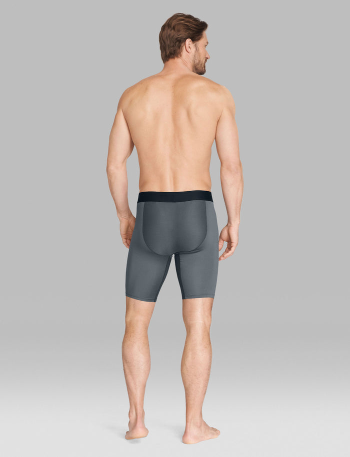 The Best of TJ Boxer Brief 8" (3-Pack)::Turbulence/Navy/Black