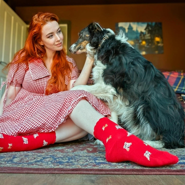Ultimate Bamboo Ankle Socks - Woof