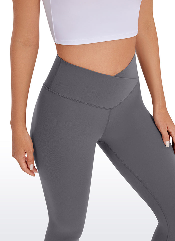 V Cross Waist Leggings 25"