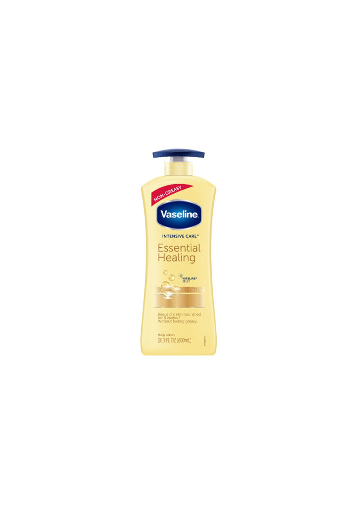 Vaseline Body Lotion Essential Healing 600ml – Intens Hydraterende Bodylotion voor Droge Huid