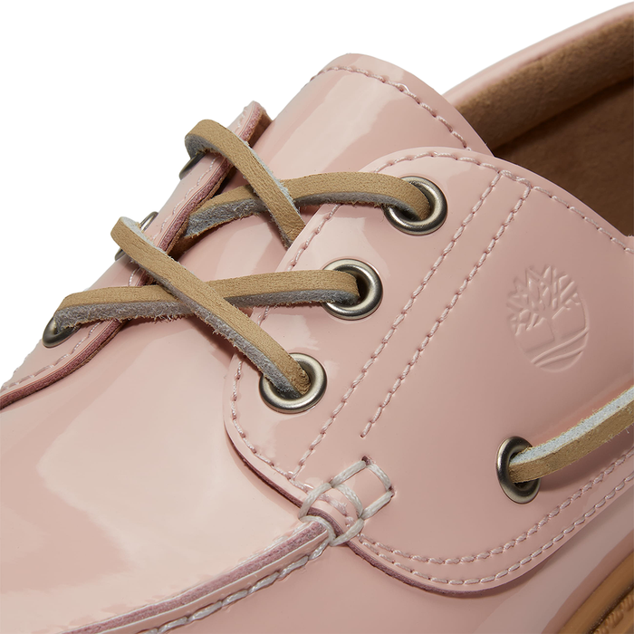W Stone Street Platform Boat Shoe 'Light Pink Patent Leather'