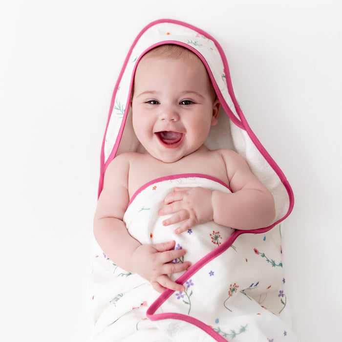 Wildflowers Hooded Towel Set