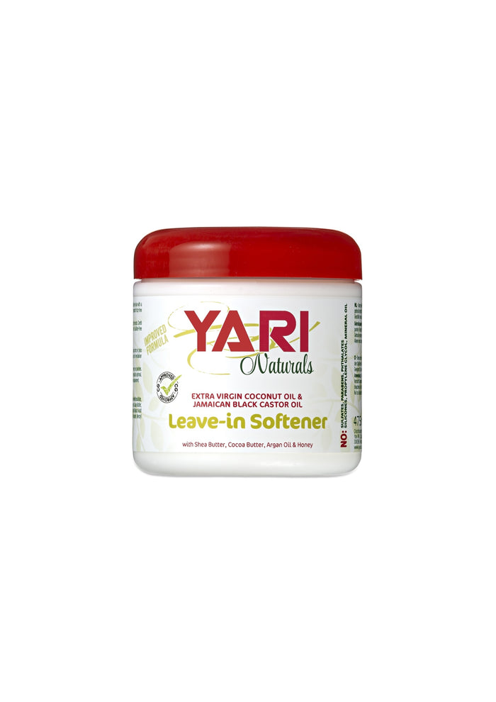 Yari Naturals Leave-In Softener 475ml – Verzachtende Leave-in voor Pluisvrij, Soepel en Glanzend Haar