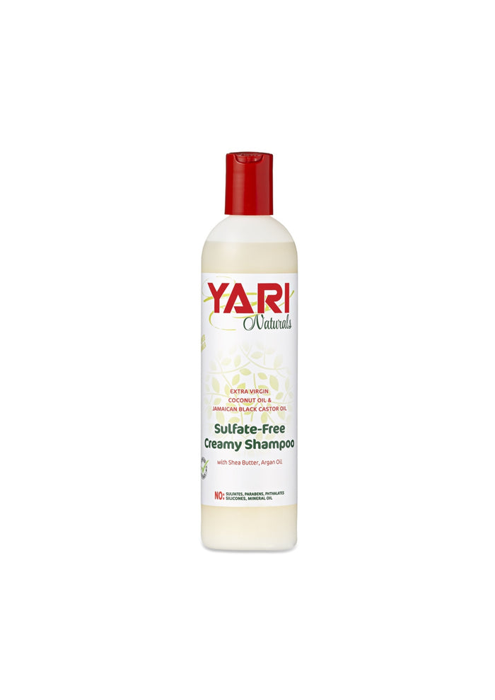 Yari Naturals Sulfate Free Shampoo 375ml – Milde Shampoo voor Schone, Gehydrateerde en Pluisvrije Krullen