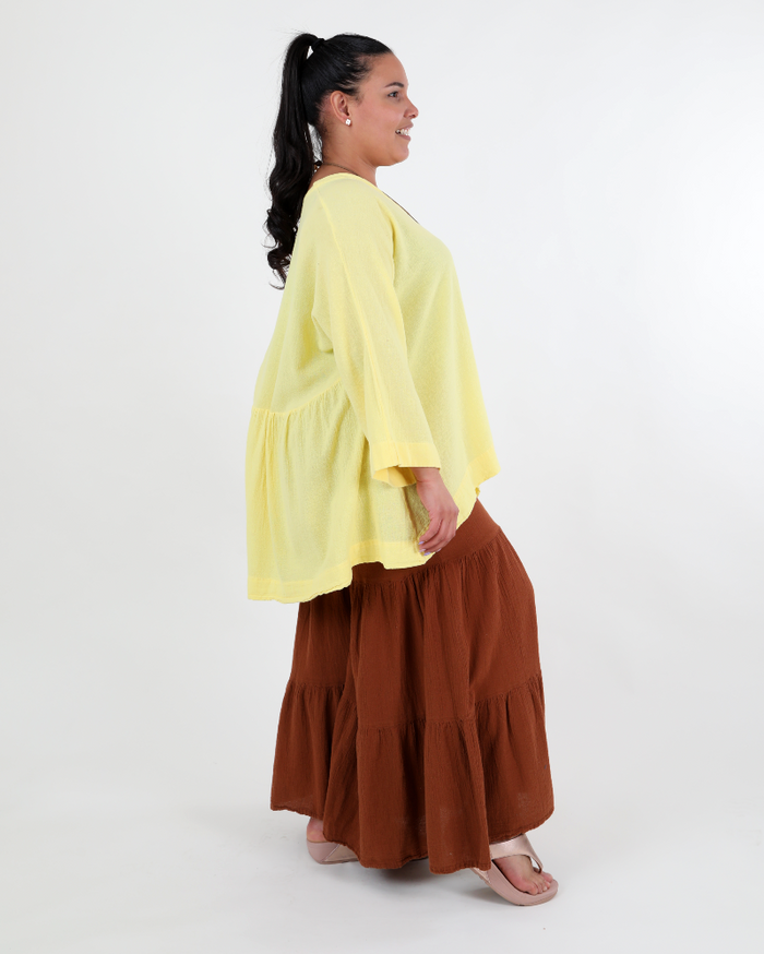 100% cotton Breeze pants brown - Oh my Gauze!