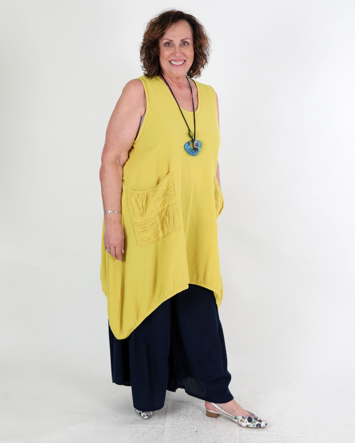 100% cotton Breeze pants navi blue - Oh my Gauze!