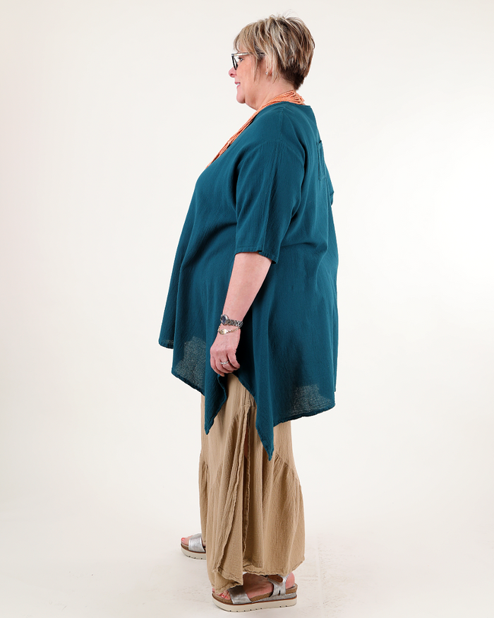 100% cotton Breeze pants taupe - Oh my Gauze!