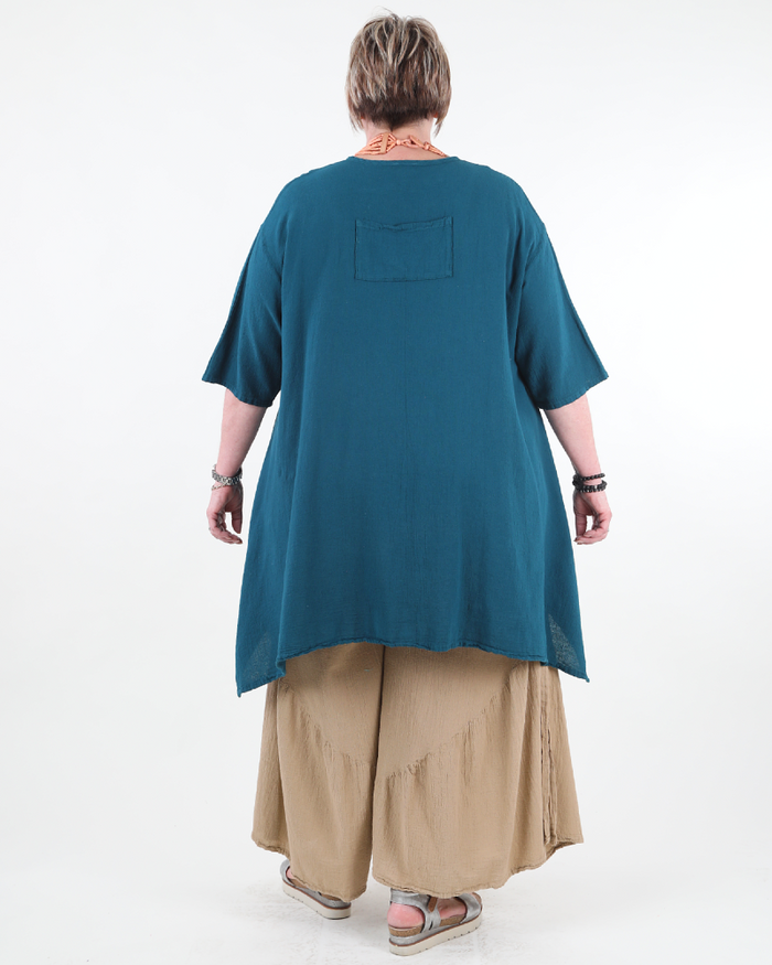 100% cotton Breeze pants taupe - Oh my Gauze!