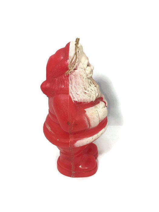 1950s Plastic Santa Christmas Ornament at Duckwells