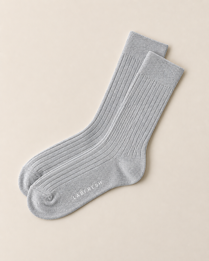 2-pack Classic odour-free socks Light Grey