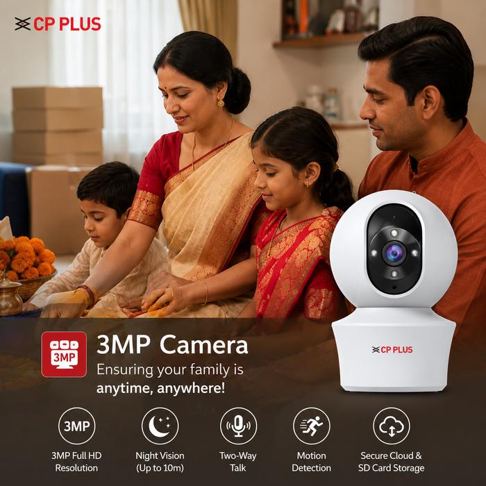 3 MP Wi-Fi Security Camera