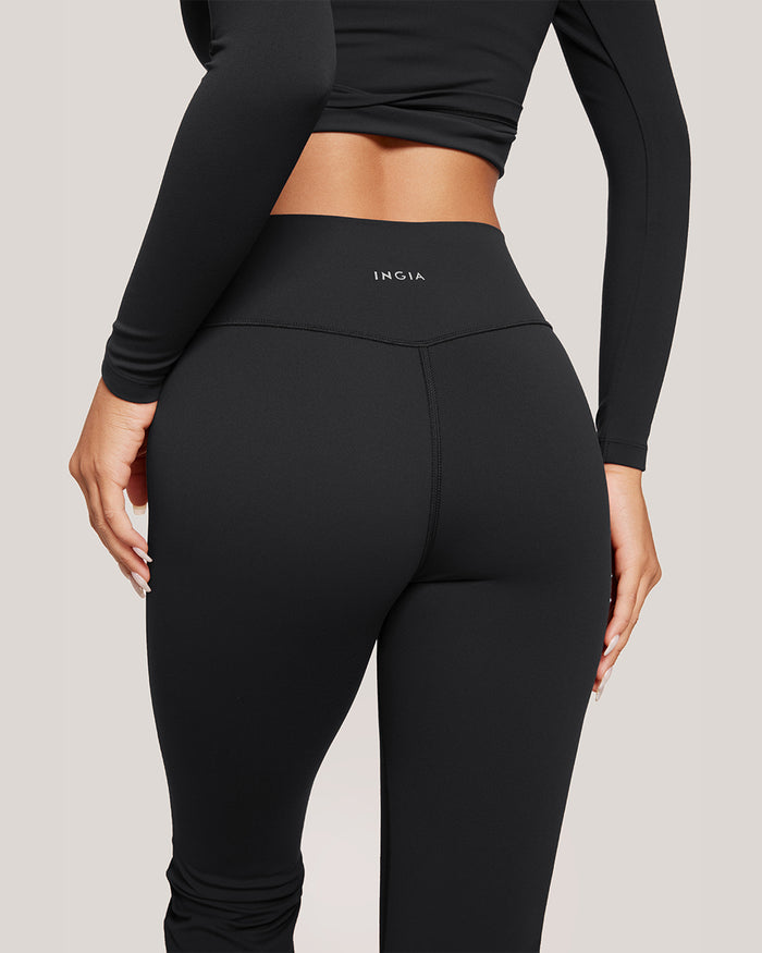 31" High Waist Mini Flared Leggings