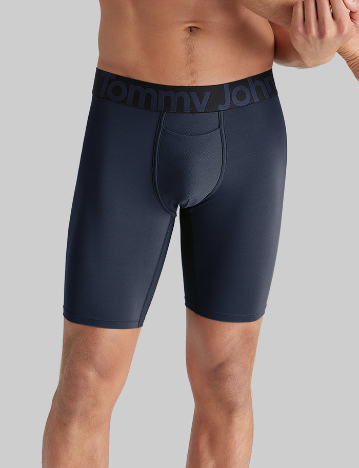 360 Sport Boxer Brief 8" (3-Pack)::Black/Dress Blues
