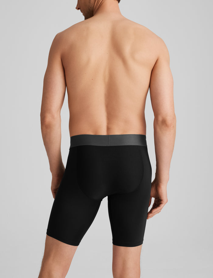 360 Sport Boxer Brief 8" (6-Pack)::Black/Dress Blues/Turbulence