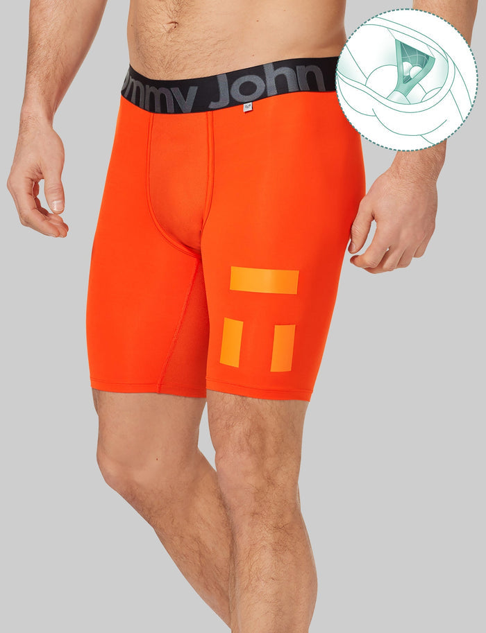360 Sport Hammock Pouch™ Boxer Brief 8"::Spicy Orange