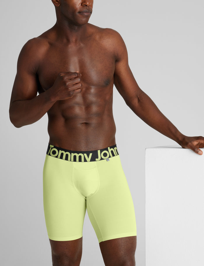 360 Sport Boxer Brief 8"::Pale Lime