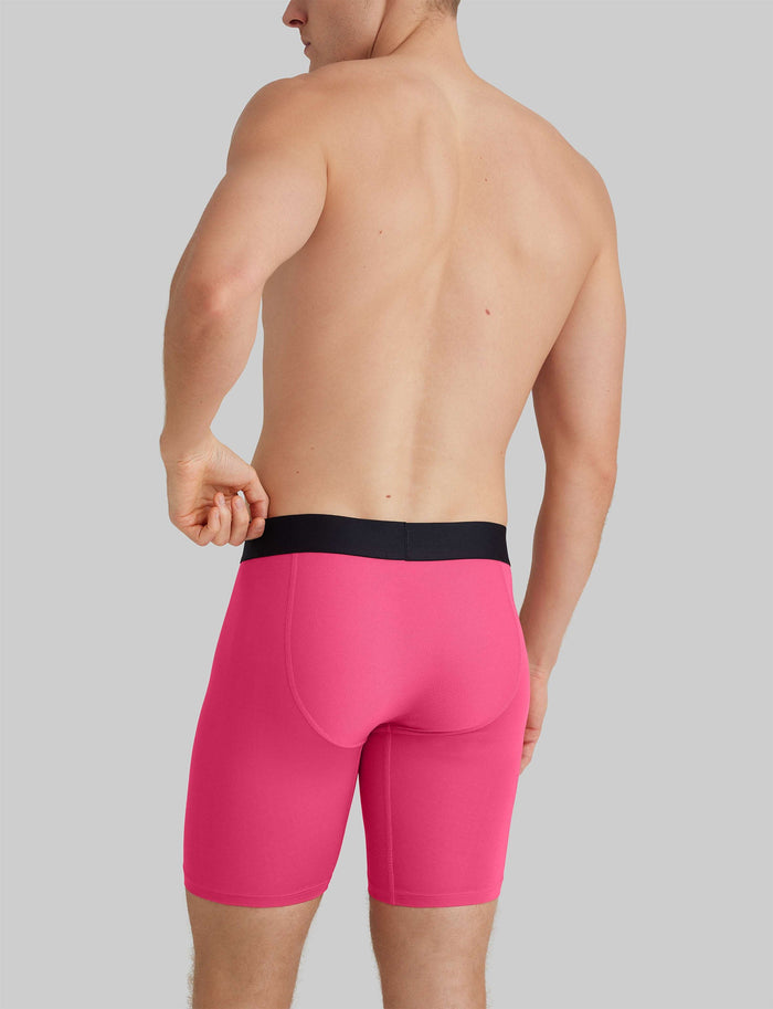 360 Sport Boxer Brief 8"::Raspberry Sorbet
