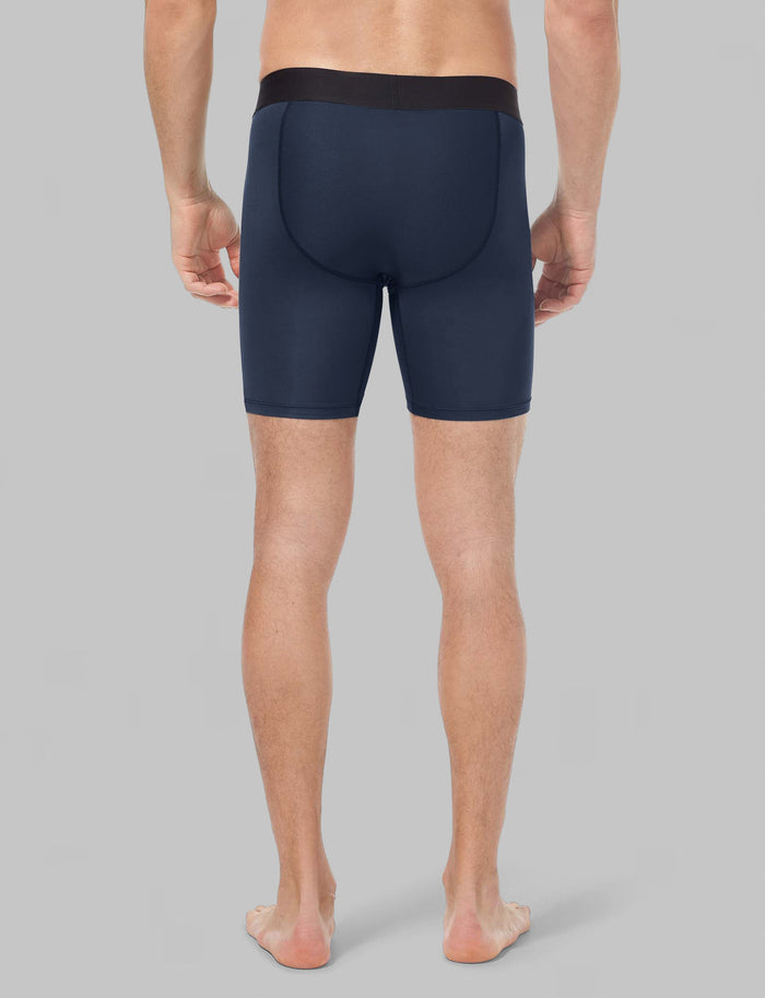 360 Sport Mid-Length Boxer Brief 6" (3-Pack)::Black/Dress Blues