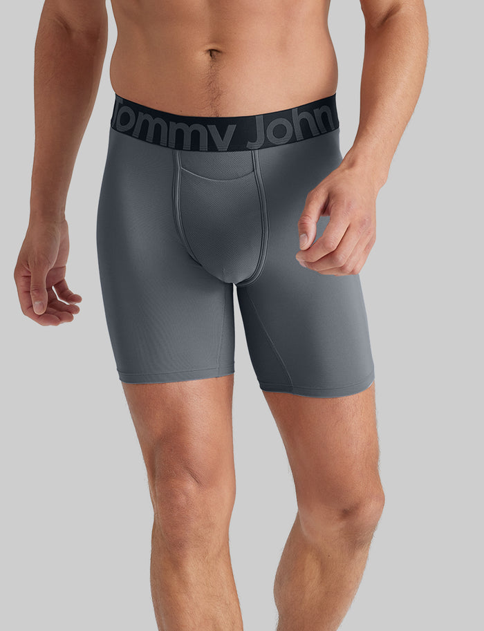 360 Sport Mid-Length Boxer Brief 6"::Turbulence