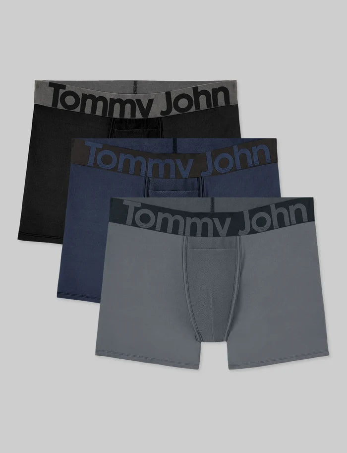 360 Sport Trunk 4" (3-Pack)::Dress Blues/Turbulence/Black
