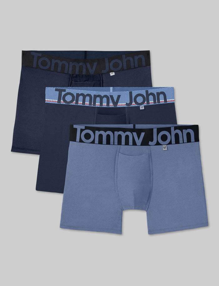360 Sport Trunk 4" (3-Pack)::Dress Blues/Dress Blues/Super Fan WB/Colony Blue