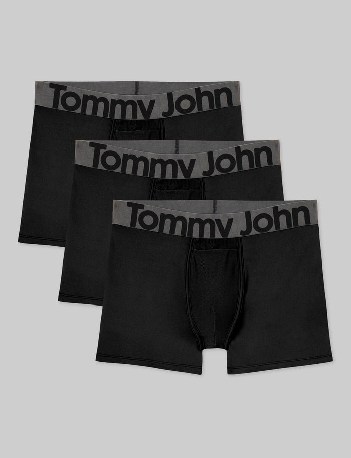360 Sport Trunk 4" (3-Pack)::Black