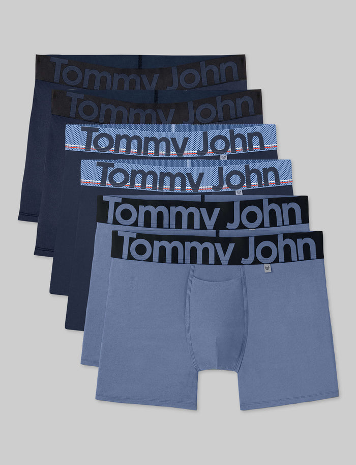 360 Sport Trunk 4" (6-Pack)::Dress Blues/Dress Blues/Super Fan WB/Colony Blue