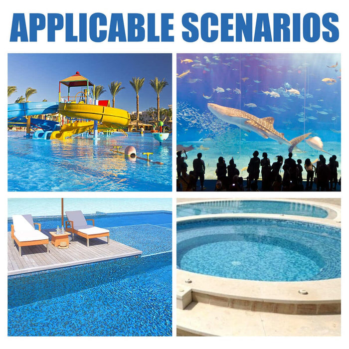 40 lb Chlorine Tablets 3 Inch for Swimming Pools, Kills Bacteria and Stops Algae, Slow Dissolving, Individual