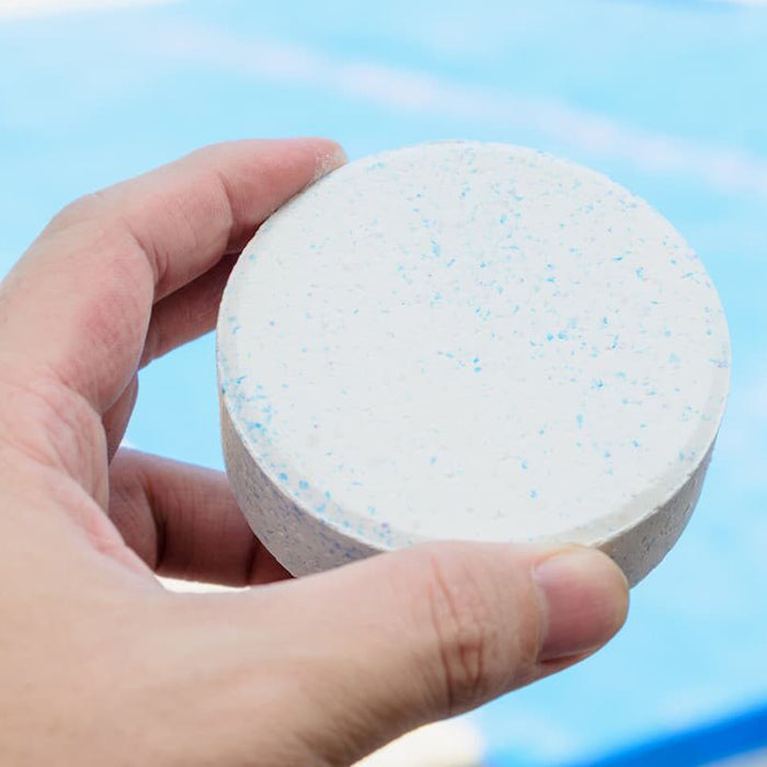 50 lbs 3 Inch Stabilized Chlorine Tablets for Sanitizing Swimming Pools, Slow Dissolving 90% available chlorine
