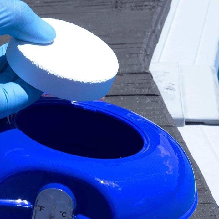 50 lbs 3 Inch Stabilized Chlorine Tablets for Sanitizing Swimming Pools, Slow Dissolving 90% available chlorine