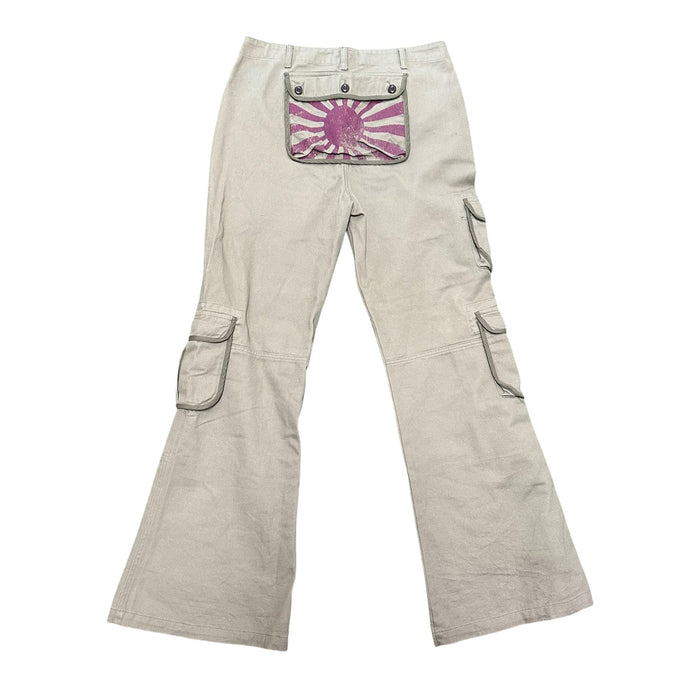 74iswar Flared Cargo Pants