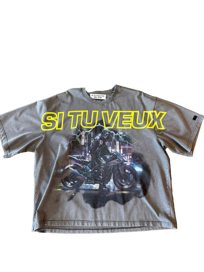 Si Tu Veux Tee 'Grey'