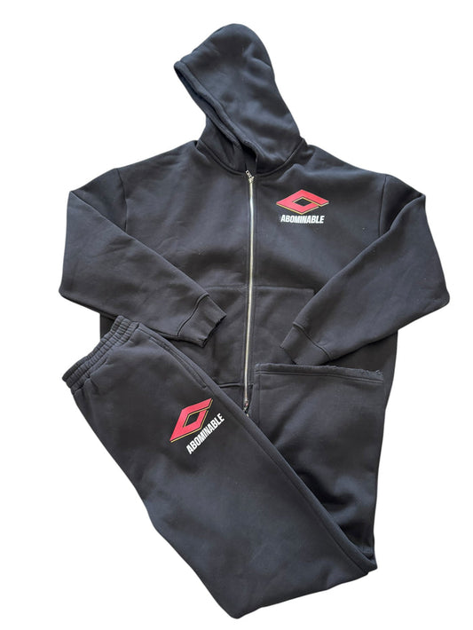 Abominable Logo Sweatsuit “Black”