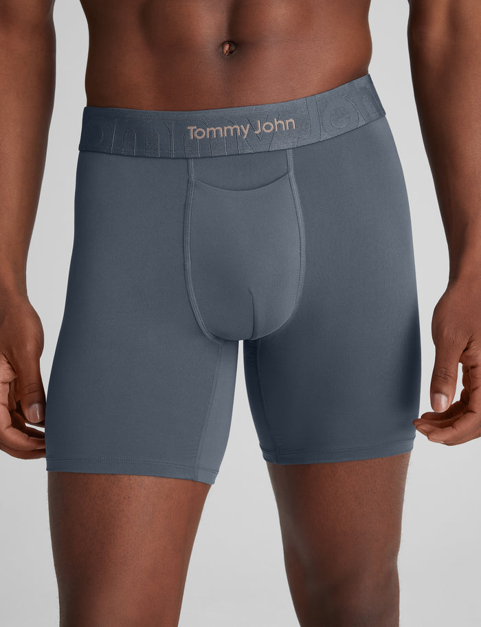 Active Combo Mid-Length Boxer Brief 6" (3-Pack)::Turbulence