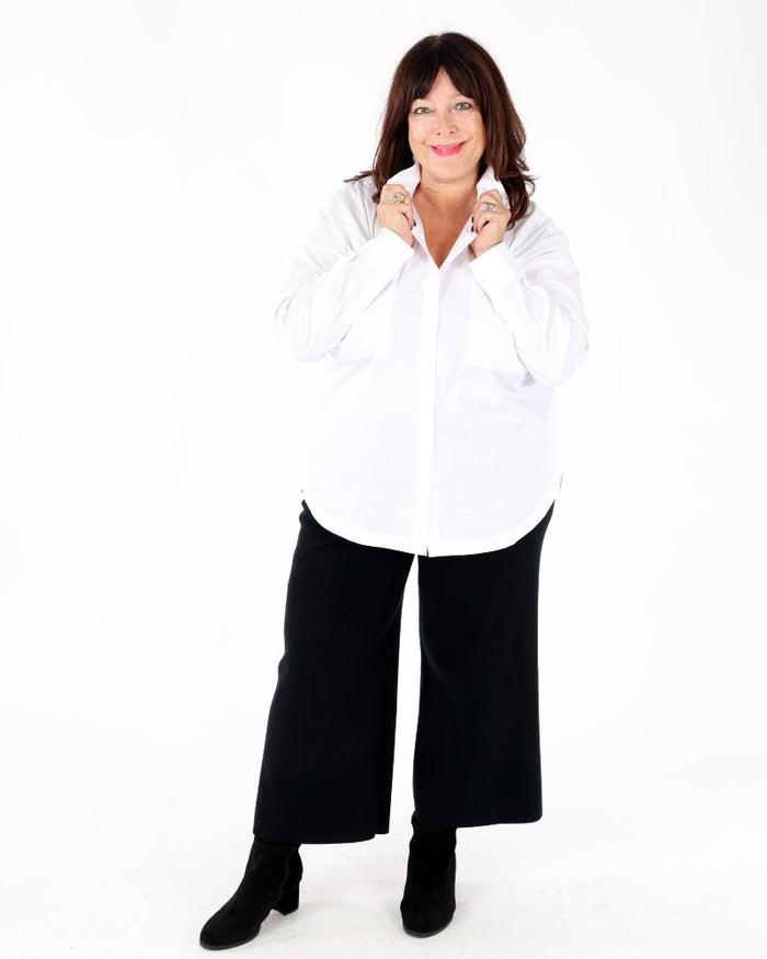 Agape Black Pants - Mat