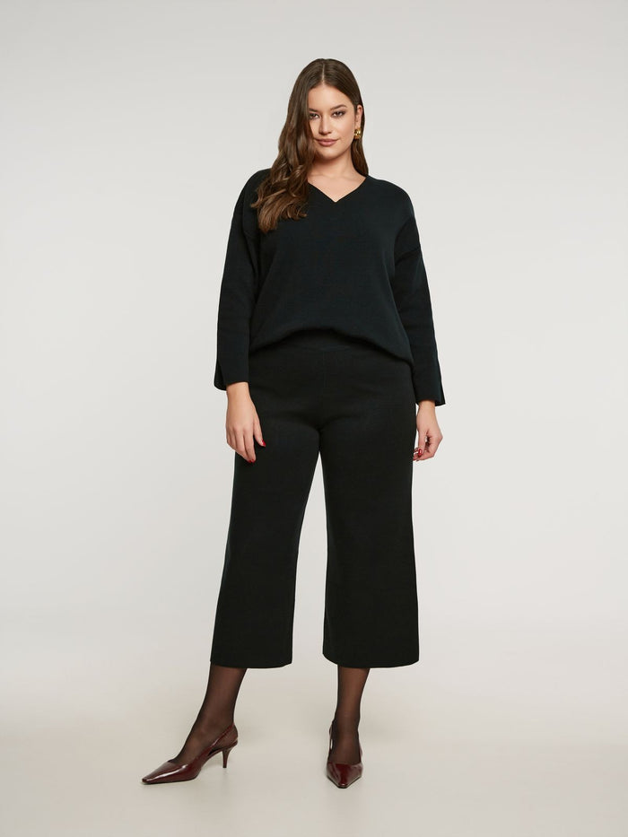 Agape Black Pants - Mat