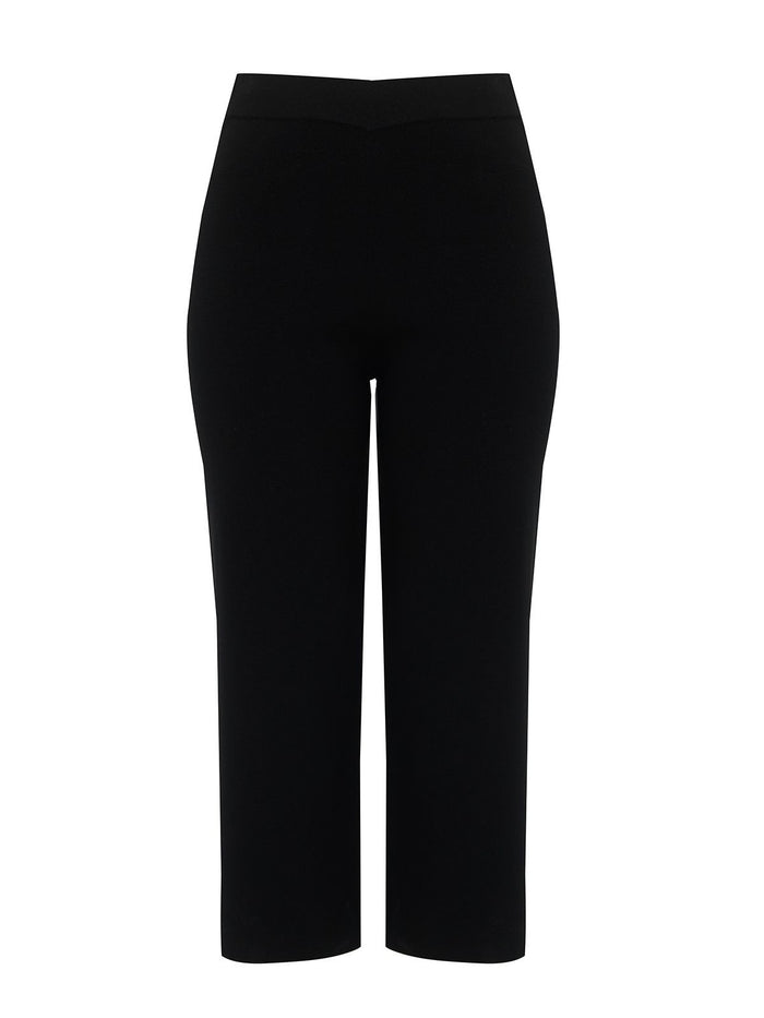 Agape Black Pants - Mat
