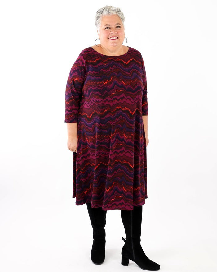 Agate Nu Trapeze Dress - Sympli