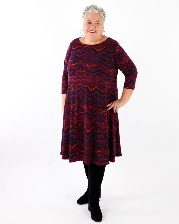 Agate Nu Trapeze Dress - Sympli