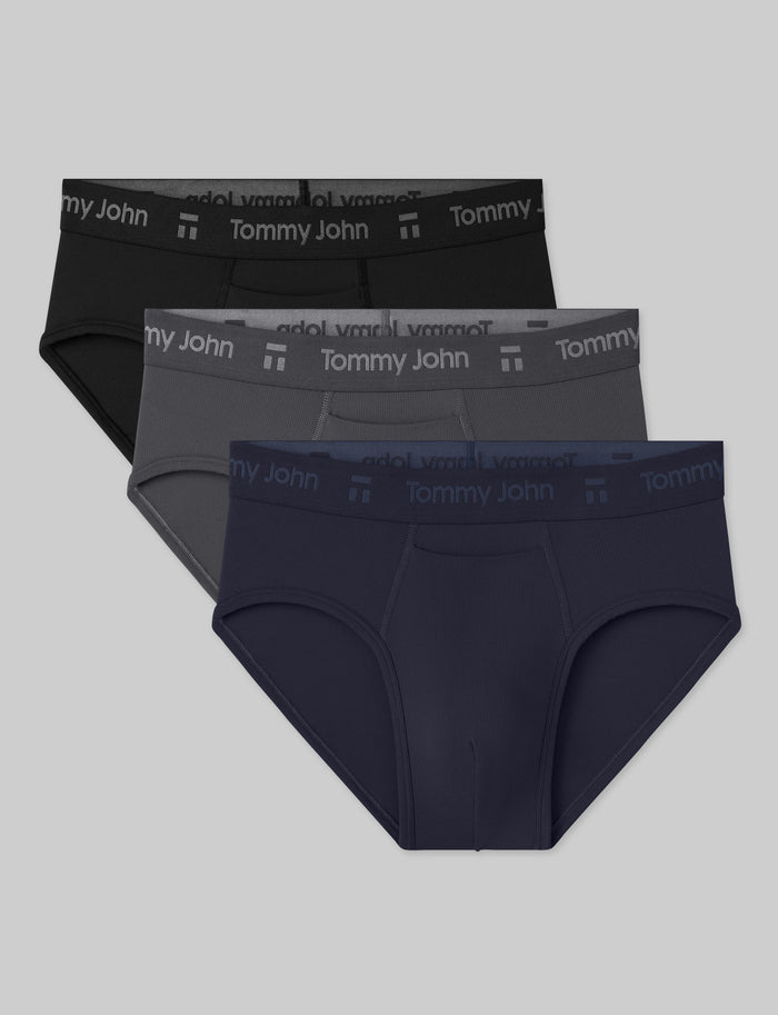 Air Brief (3-Pack)::Black/Baritone Blue/Gray Pinstripe