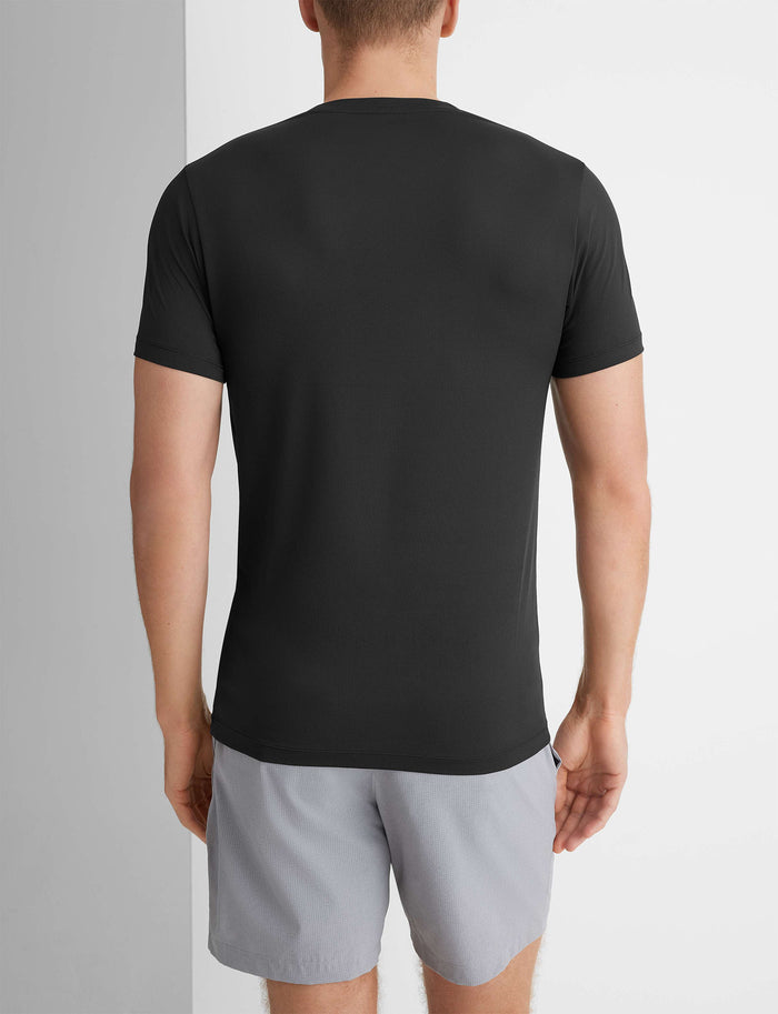 Air Crew Neck (3-Pack)::Black