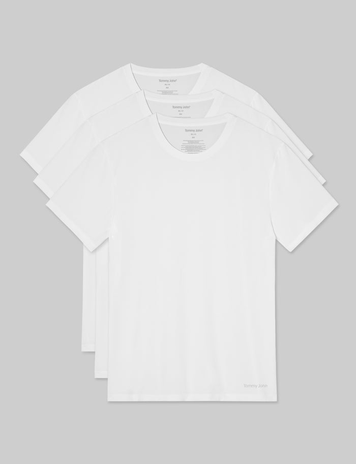 Air Crew Neck (3-Pack)::White