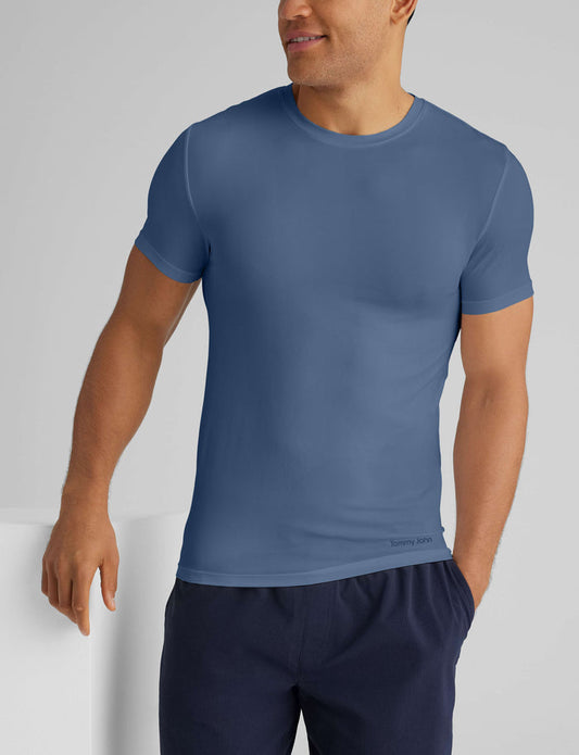 Air Crew Neck::Blue Horizon
