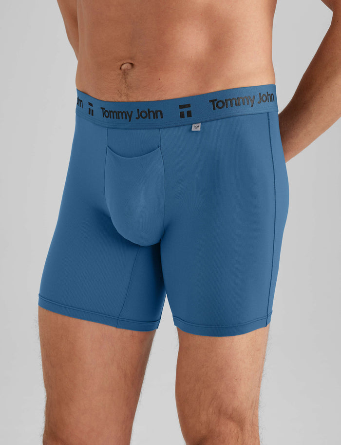 Air Mid-Length Boxer Brief 6"::Dark Blue
