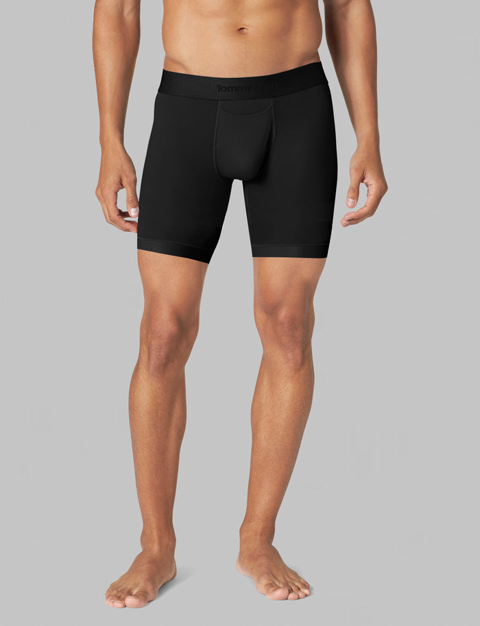 Air Mid-Length Boxer Brief 6"::Black1