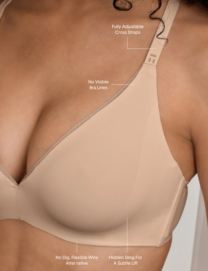 Women's Air Plunge Bra Set (2-Pack)::Black/Rugby Tan