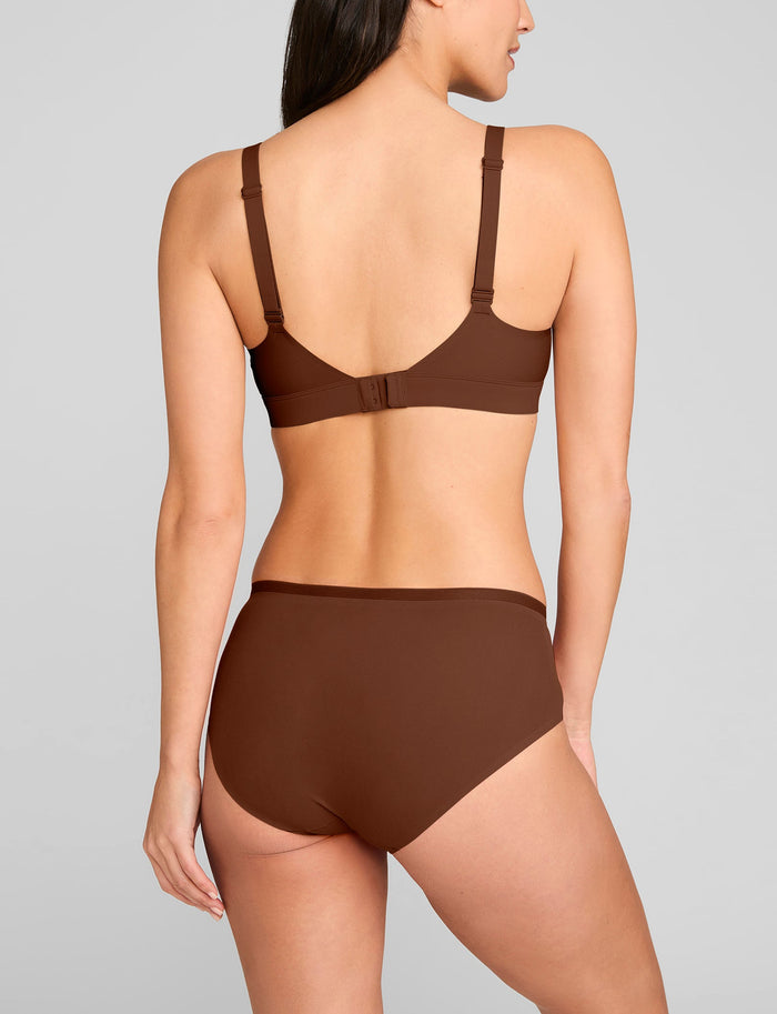 Air Triangle Bralette::Walnut
