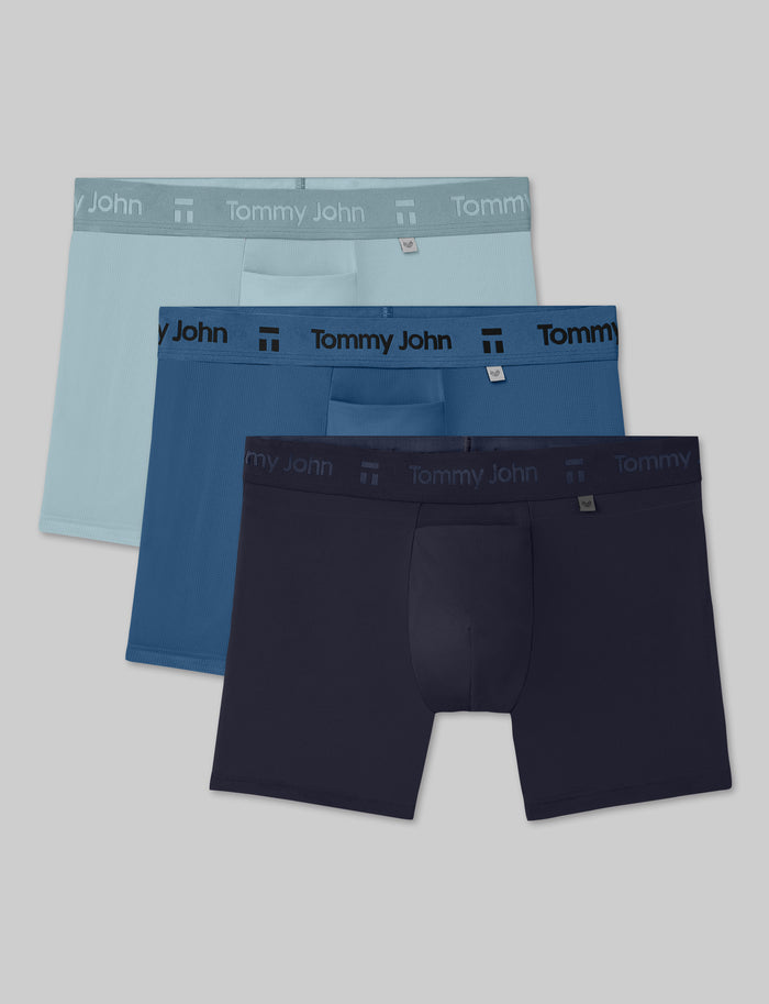 Air Trunk 4" (3-Pack)::Sterling Blue/Dark Blue/Baritone Blue