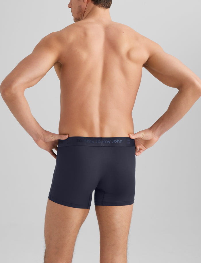 Air Trunk 4" (3-Pack)::Black/Blue/Gray